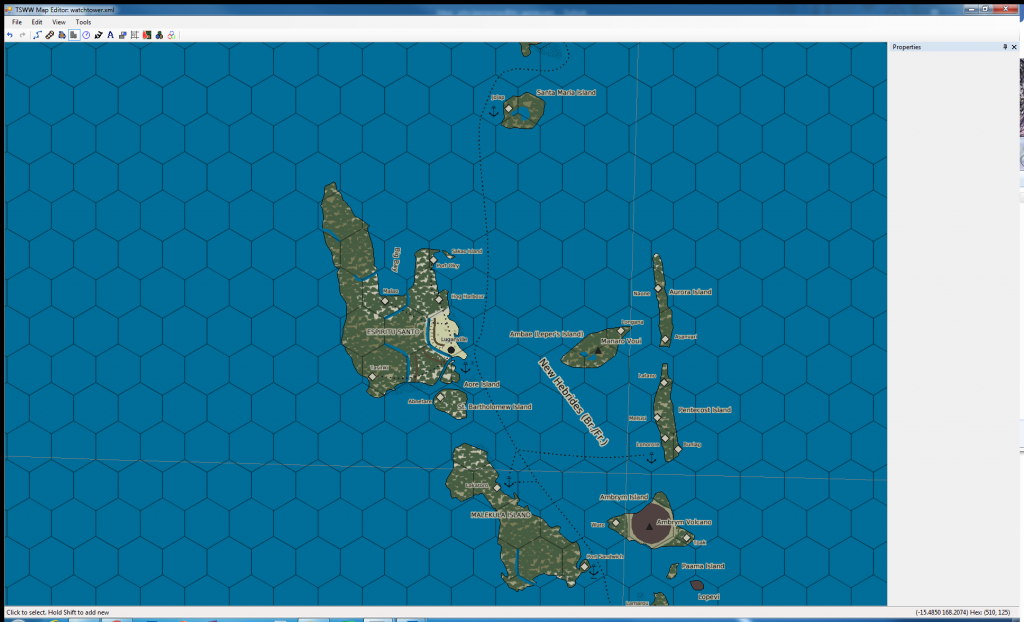 Watchtower mapping - Espiritu Santo